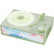 Generic Retro Bluetooth zvočnik Retro prenosni brezžični zvočnik v slogu predvajalnika vinilnih plošč, (21124609)