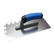 shumee GLADILKA IZ NERJAVEČEGA JEKLA 130*270 MM S POLOKROGLIMI ZOBI - KB 0463