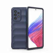 Eleganten Wave ovitek za Samsung A53 5G, moder