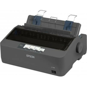 Tiskalnik EPSON LX-350, A4, 9 igel, 347 znakov/sek, 1 4 kopije, USB 2.0, LPT, RS232