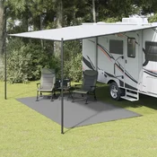 shumee vidaXL Kamping podloga antracitna 4 x 2,5 m