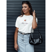 T-shirt damski OLIVE TREE ecru Dstreet
