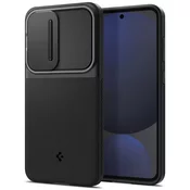 Ovitek Spigen Optik Armor, črn - Samsung Galaxy S24 FE (ACS08626)