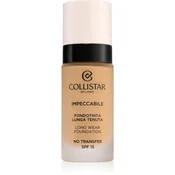 Collistar Impeccabile Long Wear Foundation dolgoobstojen tekoči puder SPF 15 4N Sand 30 ml