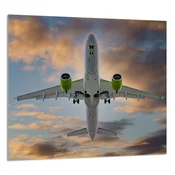shumee STEKLENA PLOŠČA ZA KUHINJO 65x60 Plane