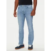 Lee Jeans hlače Rider 112354462 Modra Slim Fit