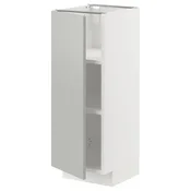 METOD Podni element s policama, bela/Havstorp svetlosiva, 30x37 cm