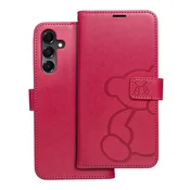 OEM Torba MEZZO Book za SAMSUNG A16 5G v barvi teddy bear magenta