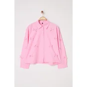 Trendyol Curve Pink Bowknot Plus Size Shirt