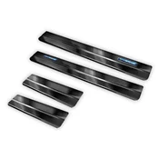 Door sill trims Toyota C-HR 2016- (hybrid, dark, matte)