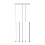 Sollux SL.0468 - Luster na sajli PASTELO 5xG9/8W/230V bela