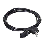 SAVIO SAVIO CL-146 Napajalni kabel Schuko IEC C13, 3 m Črn