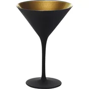 Stölzle Elements koktajlni kozarec 240 ml, črna/zlata (6 kos)