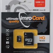 Imro MicroSDXC memorijska kartica UHS-3 Class 10 - 128 GB