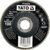 YATO Kovinski brusilni kolut 125x22,4mm P120