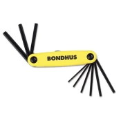 INBUS HEX SET LARGE INCHES BONDHUS
