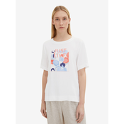 White Women T-Shirt Tom Tailor - Women