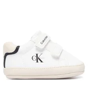 Calvin Klein Mehki čeveljčki za dojenčke V0B9-83437-1582 Bela