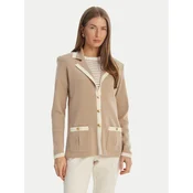 Luisa Spagnoli Pletena jopica Meridien 100357 Bež Regular Fit