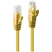 LINDY LINDY 48067 RJ45 omrežni kabel\, Patch kabel CAT 6 U/UTP 10.00 m rumena 1 kos, (20419756)