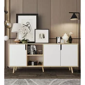 Hanah Home komoda Latina Modern 180, 180 cm, hrast Sapphire / bela