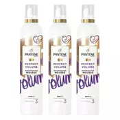 Pantene ProV Perfect Volume pjena za jako ucvršcivanje 3x200 ml