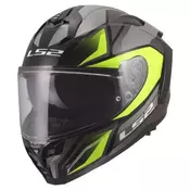 Sportska kaciga za motor LS2 Challenger II Viper (FF817), siva/žuta