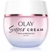 Olay Super Cream SPF 30 lahka vlažilna krema za obraz SPF 30 50 ml