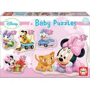 EDUCA 15612 Baby Puzzle 5 Minnie, 31,5*21,5*4,5 cm, od 24 mesiacov