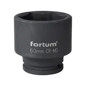 Udarni cep za mašinu 3/4, 60 mm, L 70 mm, crnjen, FORTUM