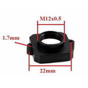 Secutek M12x0.5 ABS nastavek za objektiv (22mm premer)