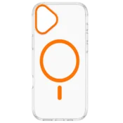 Transparent Color Ring MagSafe maska za iPhone 16 – Narandžasta