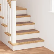 vidaXL Stopnice z lateksom svetlo rjave 20x75