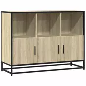 Komoda sonoma hrast 100x35x76 cm izradeno drvo