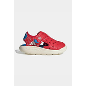 Adidas Sandale za decake Water Sandal Spider Man I JQ4402, Crvene