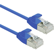 ROLINE Roline 21153347 RJ45 omrežni kabel\, Patch kabel CAT 6a U/FTP 5.00 m modra 1 kos, (20630842)