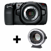 Blackmagic Design Pocket Cinema Camera 4K + paket Viltrox EF-M2 II