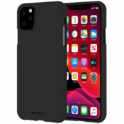 Goospery Soft feeling silikonska maskica za iPhone 15 Plus - crna