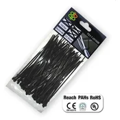 Bradas ČRNI PLASTIČNI TRAK 3,6x300/100 kosov