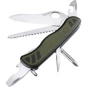 VICTORINOX Švicarski nož, žepno orodje 08, 0.8461.MWCH, zeleno-črne barve, št. funkcij: 10