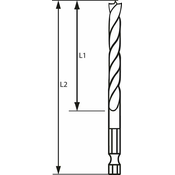 Bosch Spiralna burgija za drvo 6x63x106mm 2608595522