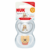 Nuk tolažilna duda - silikon Space Winnie the Pooh 0-6m multicolor