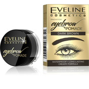 Eveline Cosmetics Eyebrow Pomade pomada za obrvi z aplikatorjem odtenek Dark Brown 12 ml