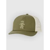 Rip Curl Search Icon Canvas Trucker Cap dark olive