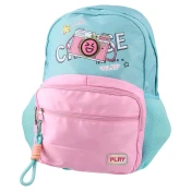 Play Školski ranac za devojčice Choise Pop fashion, 43x30x20cm, Plavo - roze