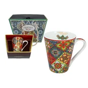 Carmani, porcelanasta skodelica 370 ml - okraski Casablanca, maroški vzorec
