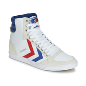 Hummel Visoke superge TEN STAR HIGH CANVAS Bela
