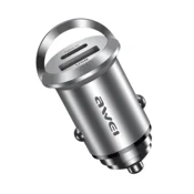 Awei Punjač za automobil (adapter u upaljač) C-708 45 W