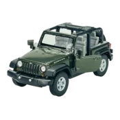 shumee WELLY JEEP WRANGLER RUBICON BREZ STREHE ZELEN 1:34 42371