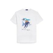 Polo Ralph Lauren Majica svetlo modra/temno modra/karamel/bela